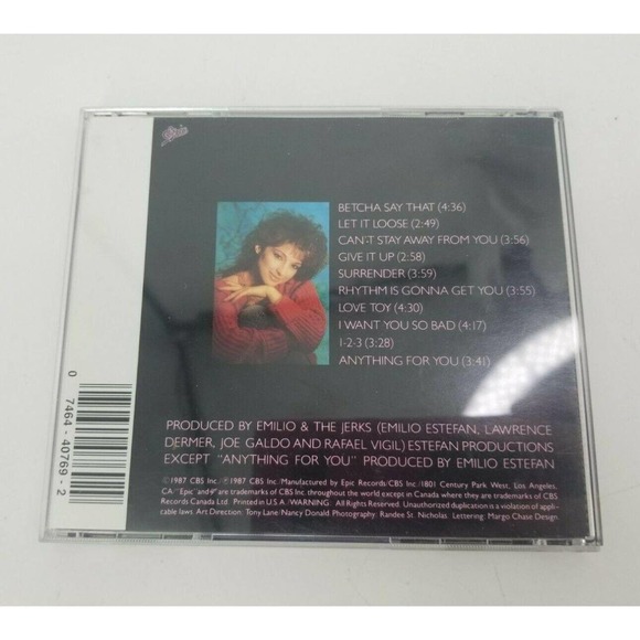 Let It Loose Audio CD By Gloria Estefan Music - Picture 3 of 4